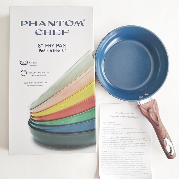 Phantom Chef - 8" Non Stick Fry Pan in Navy Blue - Picture 3 of 5